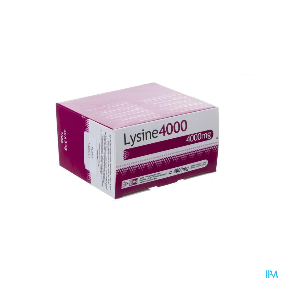 Lysine 4000 Pdr Sachet 30x5,6g