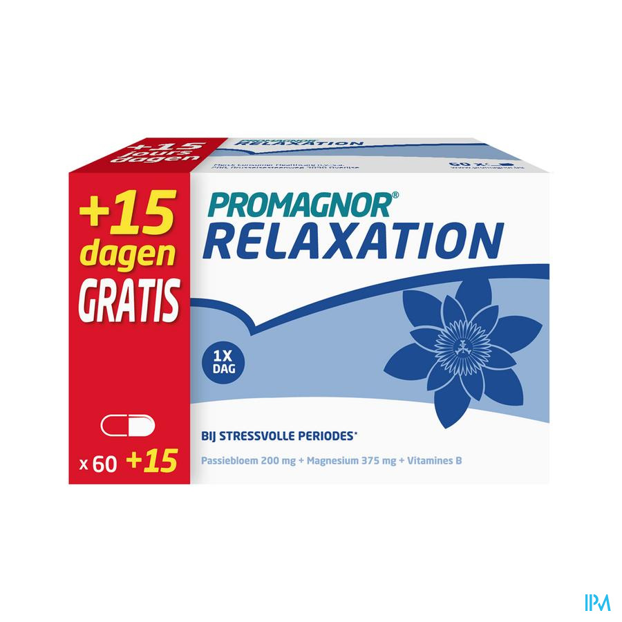 Promagnor Relaxation Caps 60+15 Gratuit Promo