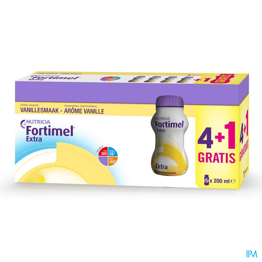 Fortimel Extra Vanille Limited Edition 5x200ml