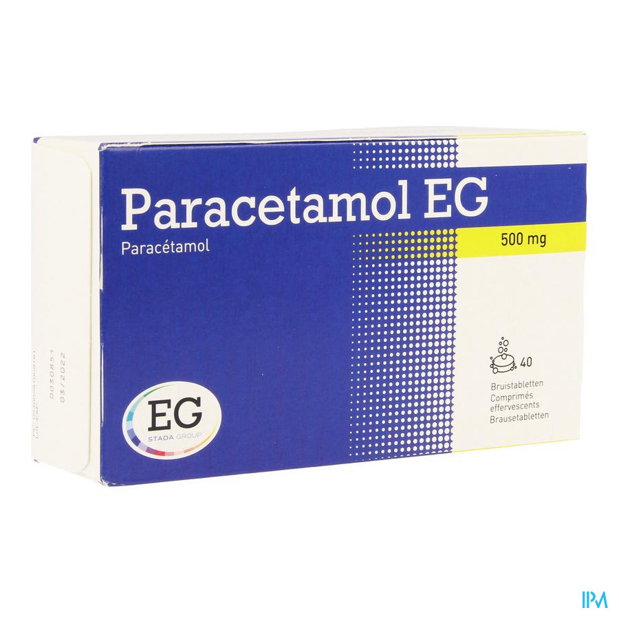 Paracetamol EG 500 Mg           Comp Eff. 40X500Mg