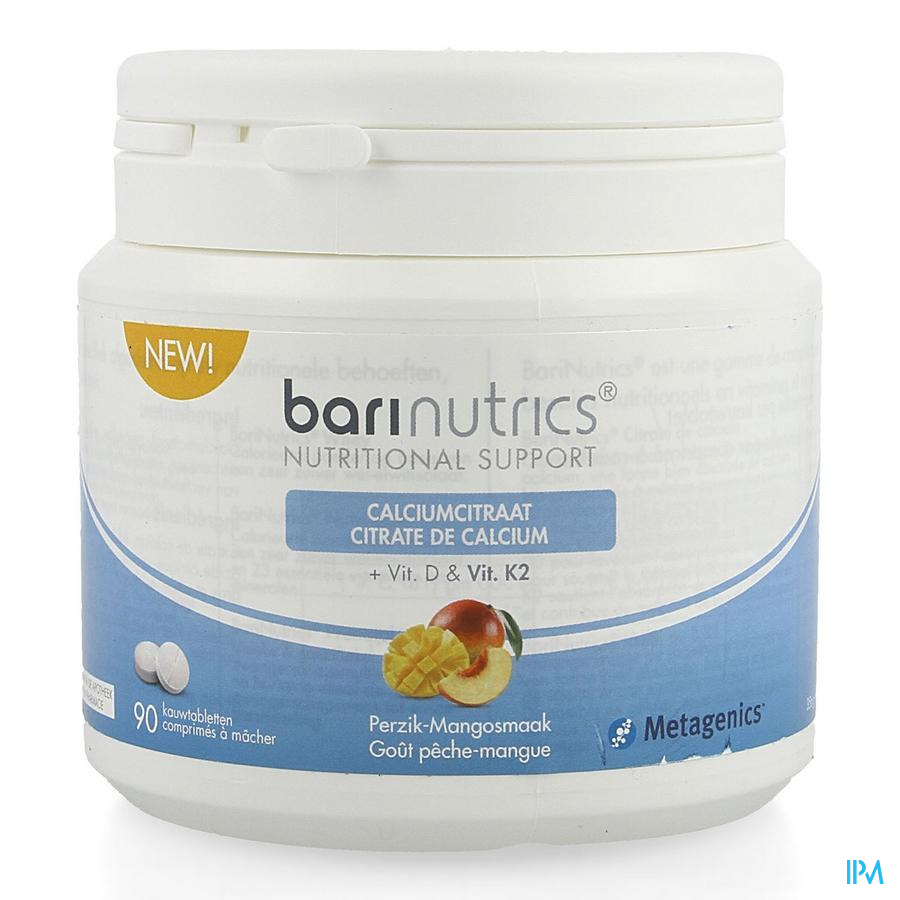 Barinutrics Citrate Calc.peche-mang.comp Macher 90
