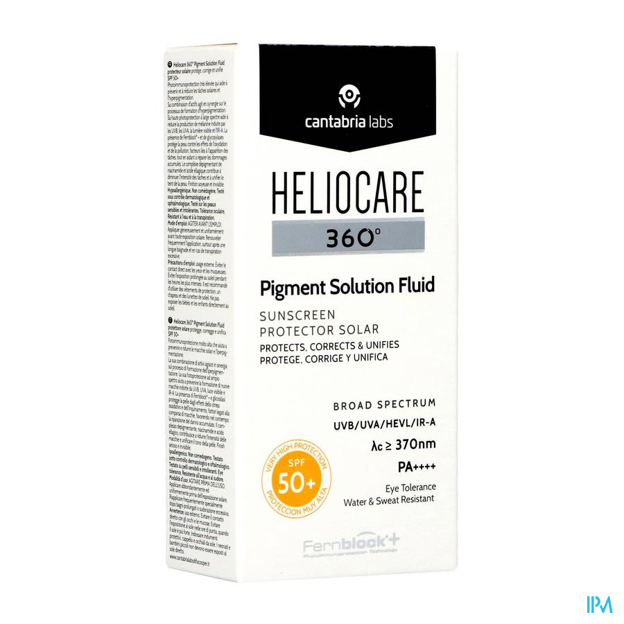 Heliocare 360 Pigment Solution Fluid Ip50+ Fl 50ml