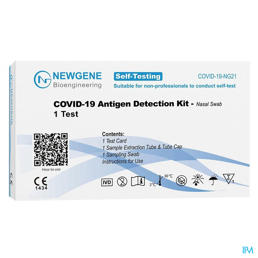 Newgene Bioengin.kit A/gene Test Covid-19 1 Bedel.