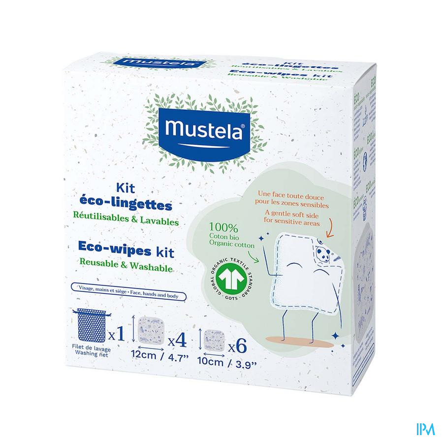 Mustela Mon 1er Kit Eco Lingettes 10