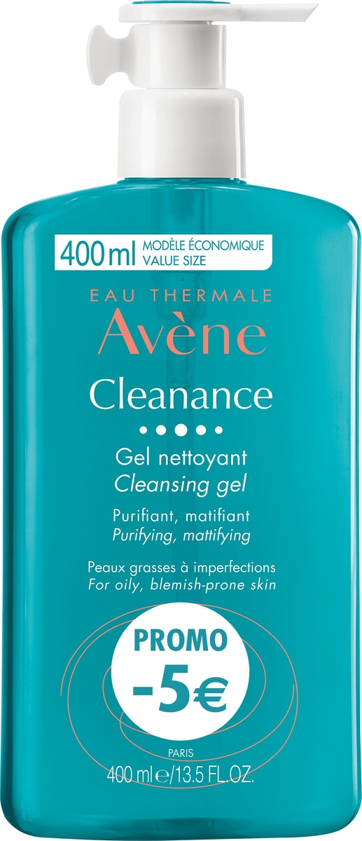 Avene Cleanance Gel Nettoyant 400ml Promo -5€