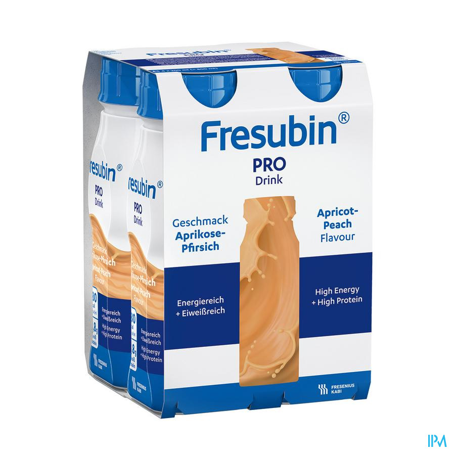 Fresubin Pro Drink Peche Abricot Fl 4x200ml