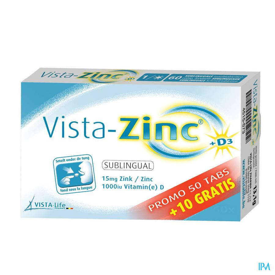 Vista Zinc Comp Fondant 50 + 10 Gratis