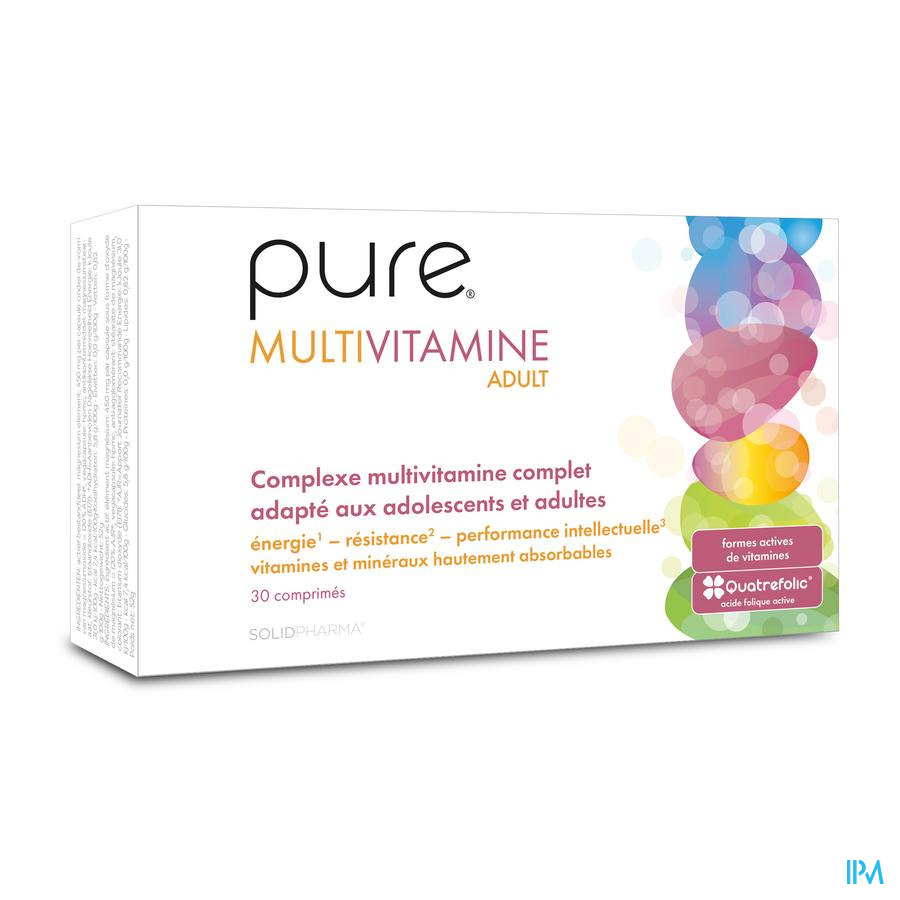 Pure Multivitamine Adult Comp 30