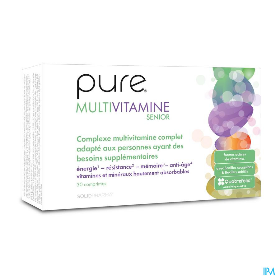 Pure Multivitamine Senior Comp 30
