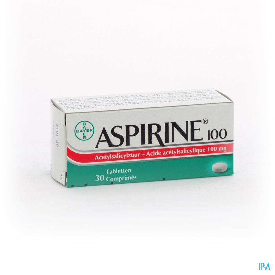 Aspirine 100mg Comp 30