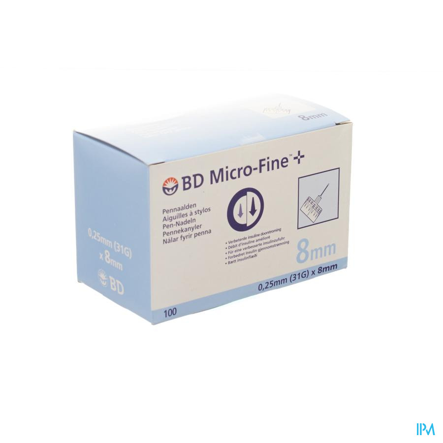 Bd Microfine+ Aig. Stylo Tw 8,0mm 31g 100 320792
