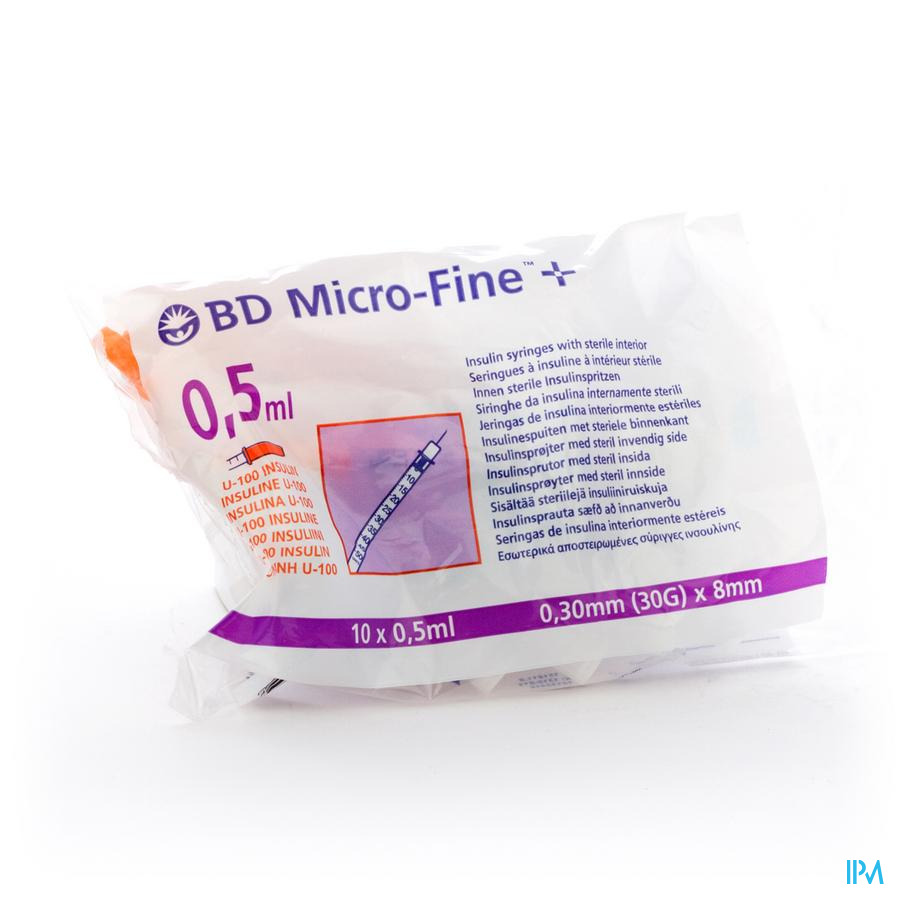 Bd Microfine+ Ser.ins.demi 0,3ml 30g 8mm100 324826