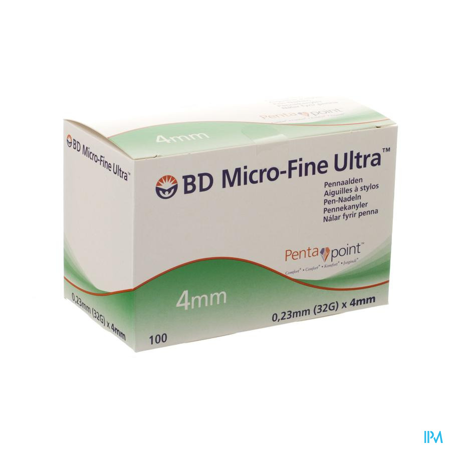 Bd Microfine Ultra Aig. Stylo 4mm 32g Easyflow 100