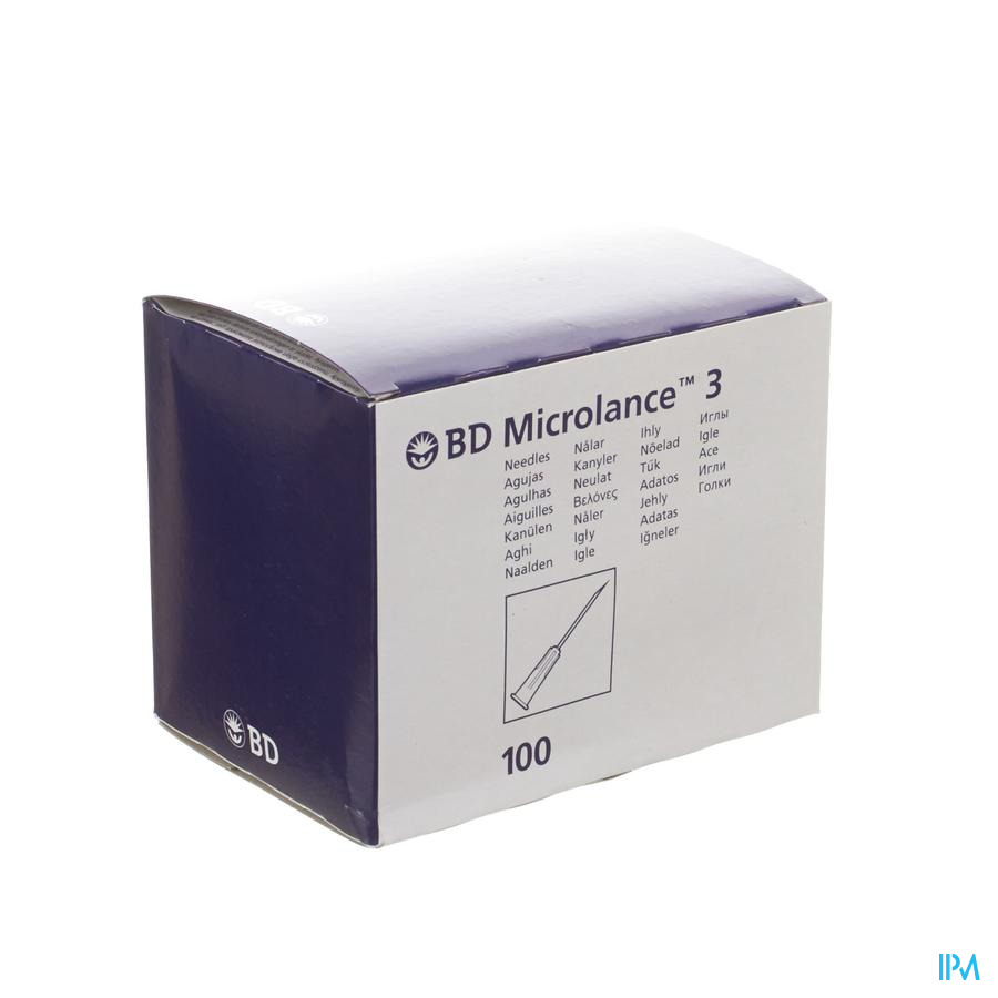 Bd Microlance 3 Aig.26g 1/2 Rb 0,45x13mm Brun 100