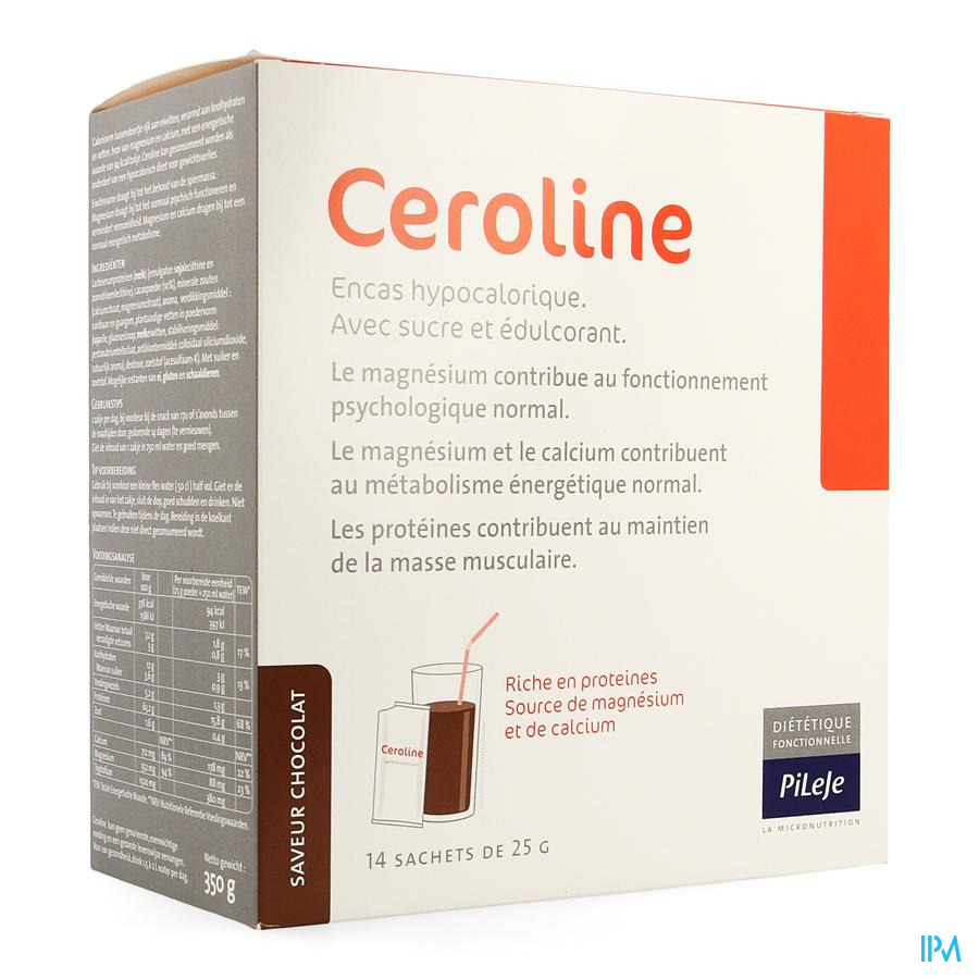 Ceroline Chocolat Pdr Sach 14x25g