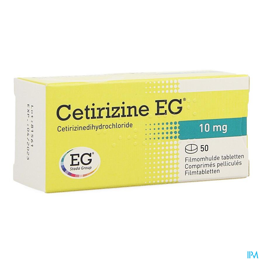 Cetirizine Eg Comp 50 X 10mg