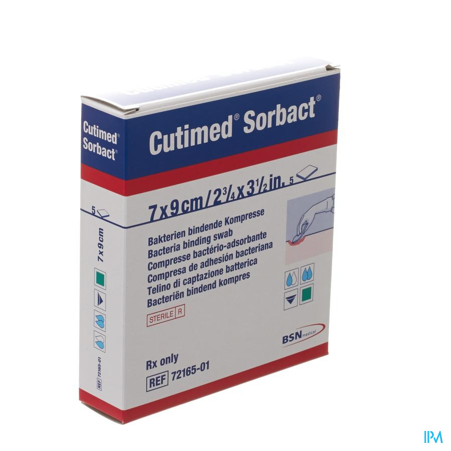 Cutimed Sorbact Cp 7x 9cm 5 7216501