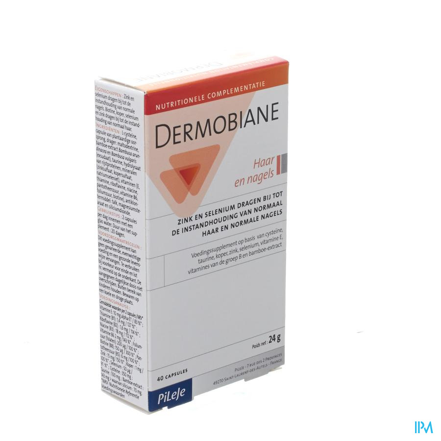Dermobiane Cheveux Et Ongles Gel 40x605mg