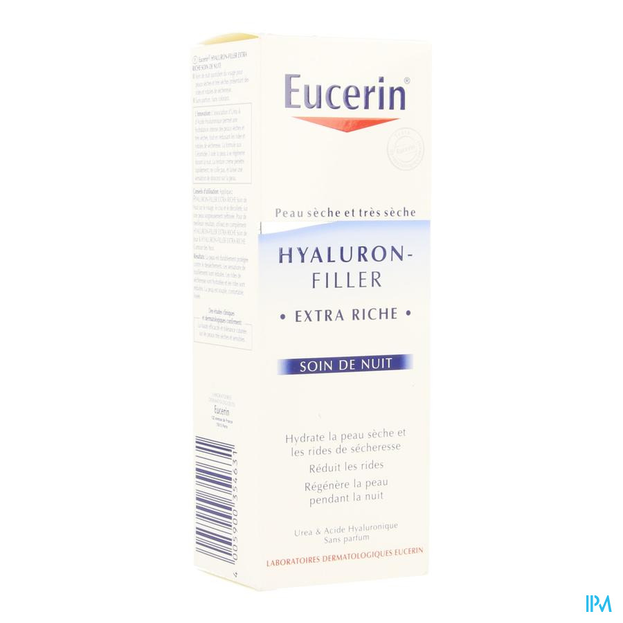 Eucerin Hyaluron Filler Extra Riche Soin Nuit 50ml