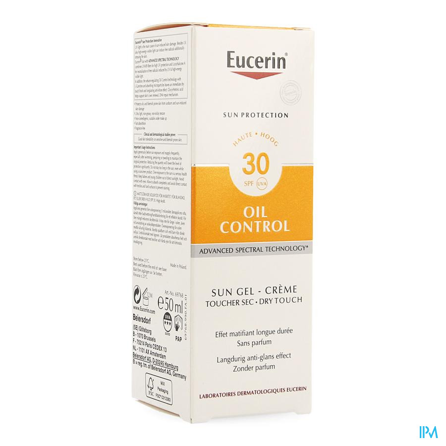 Eucerin Sun Oil Control Touch. Sec Ip30 50ml