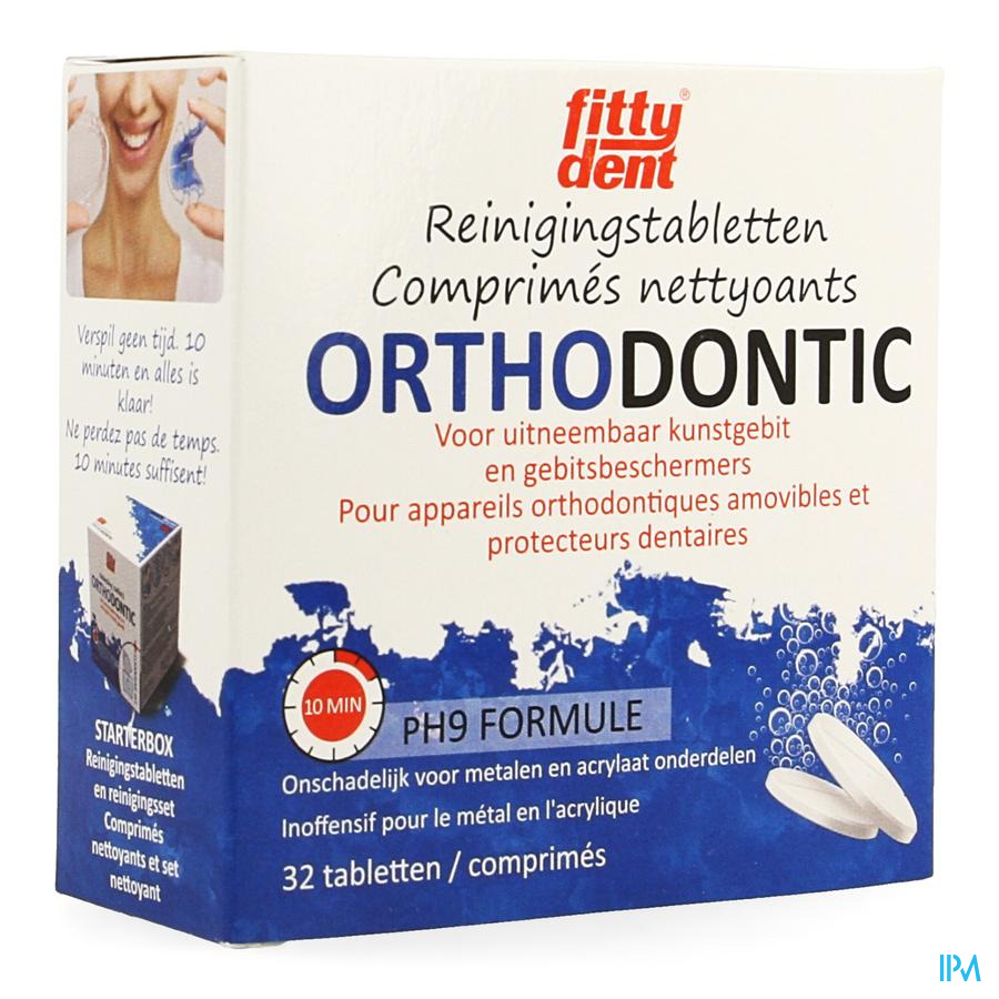 Fittydent Orthodontic Nettoyage Comp Efferv. 32