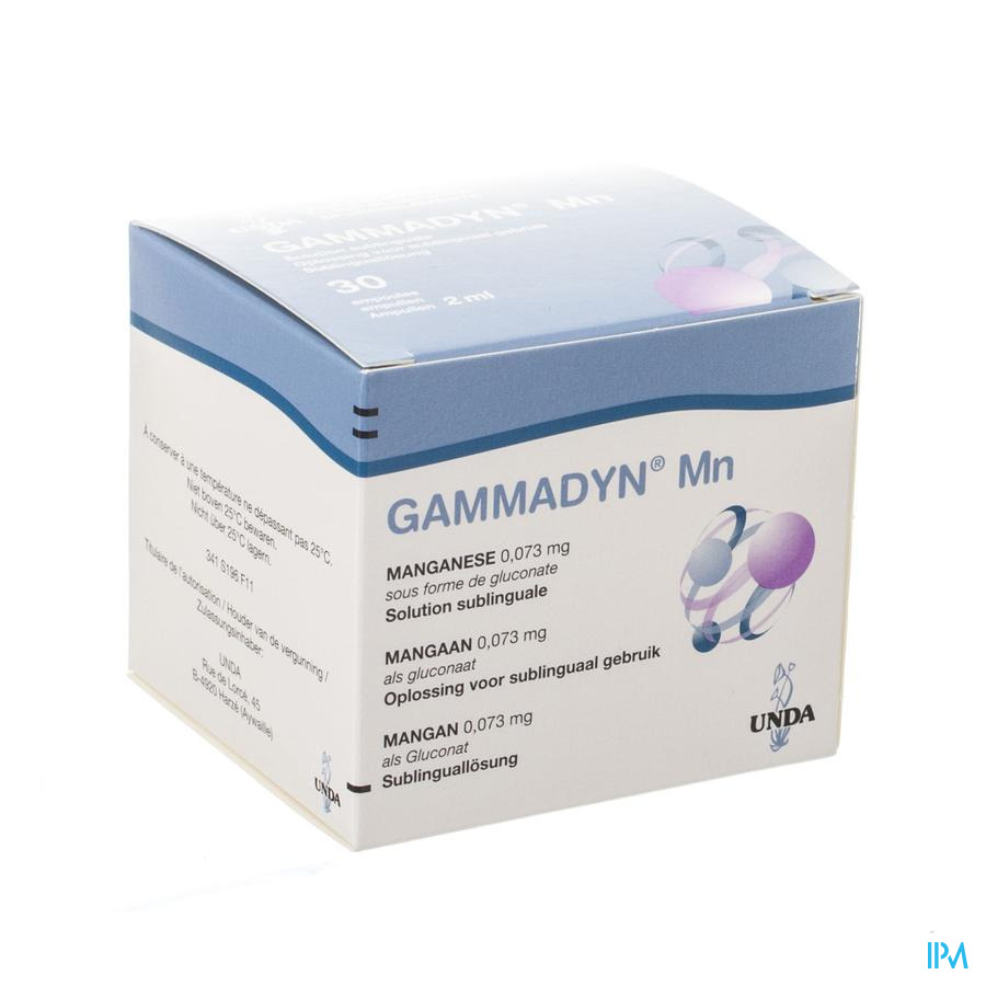 Gammadyn Amp 30 X 2ml Mn Unda