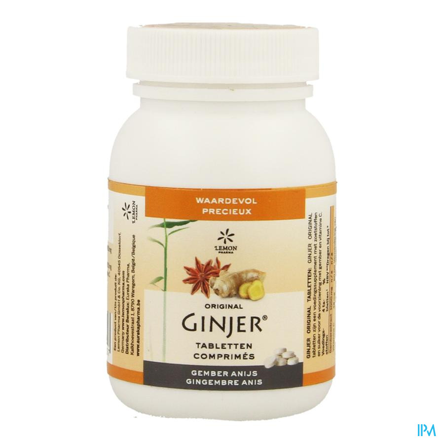 Ginjer Original Comprimés 60pcs - Lemon Pharma