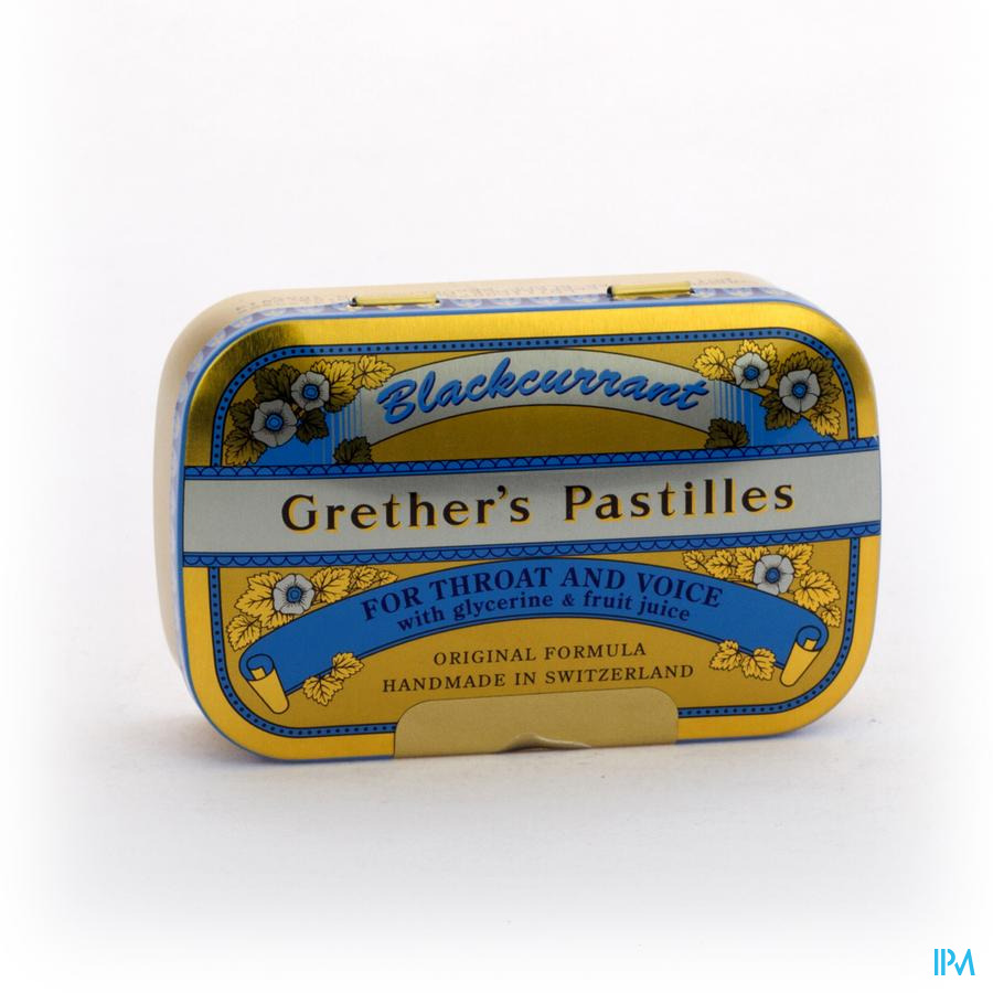 Grether's Pastilles Blackcurrant Past 110g