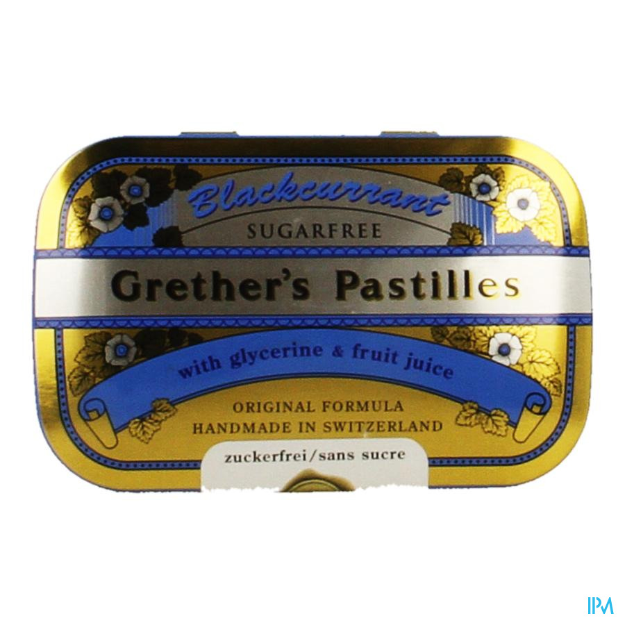 Grether's Pastilles Blackcurrant Ss Drag 60g