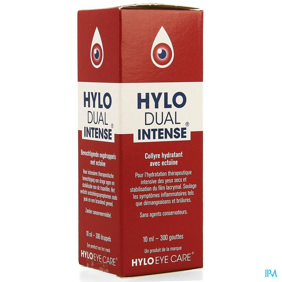 Hylo Dual Intense Gutt Oculaires 10ml