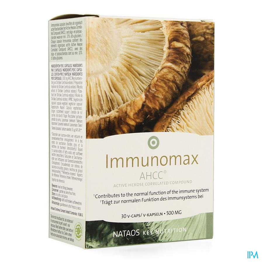 Immunomax Ahcc 500mg Vcaps 30