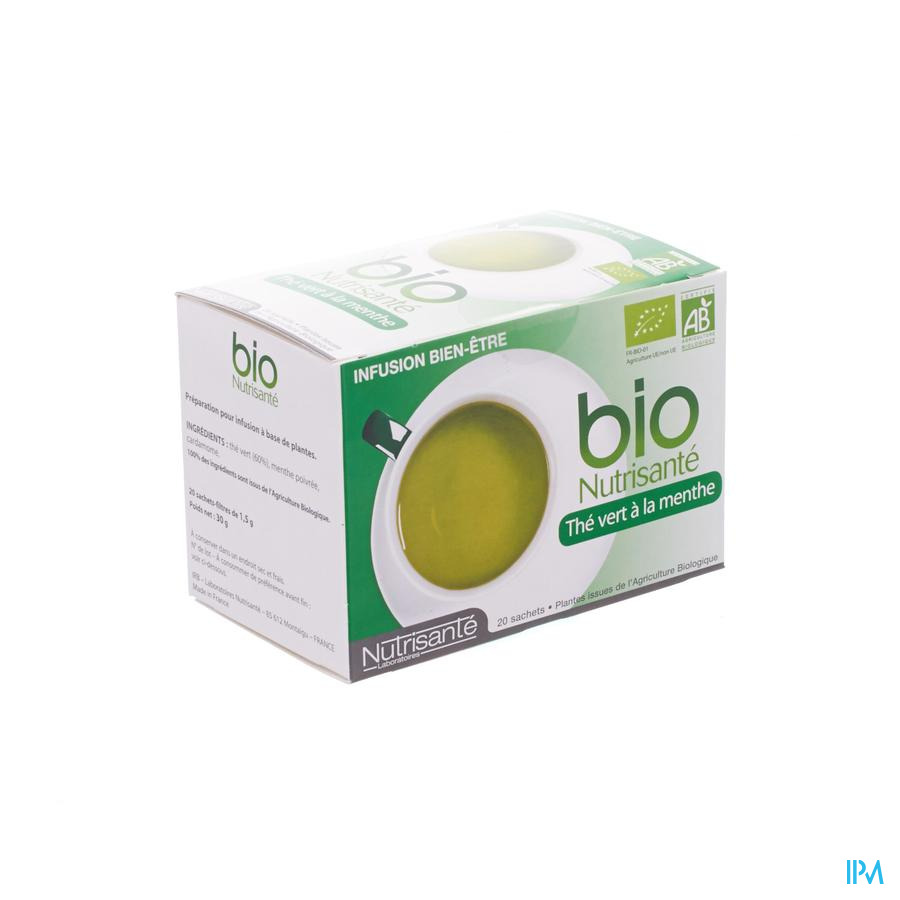 Infusion Bio The Vert-menthe Sach 20
