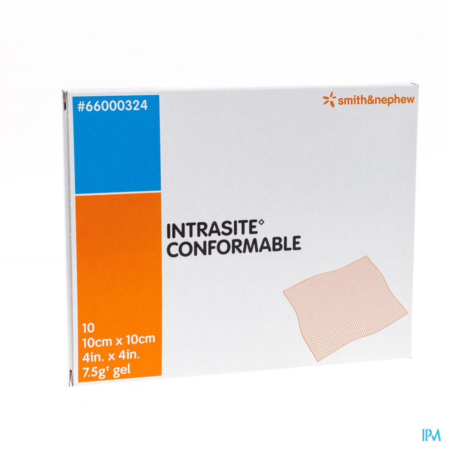 Intrasite Confor. Cp+gel 10x10cm 10 66000324