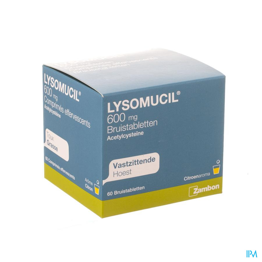 Lysomucil Cpr Eff. 600mg 60