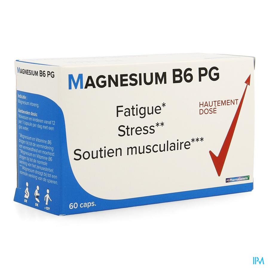 Magnesium B6 Pg Pharmagenerix Caps 60