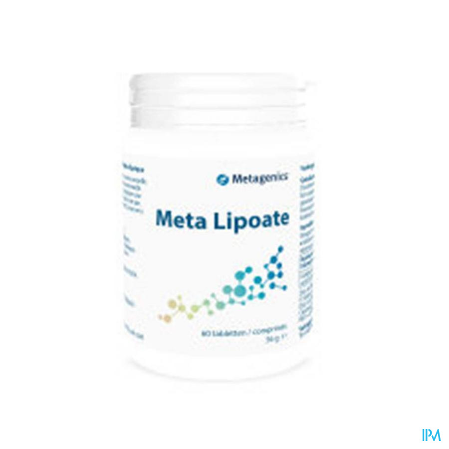 Meta Lipoate Pot Tabl 60 Metagenics