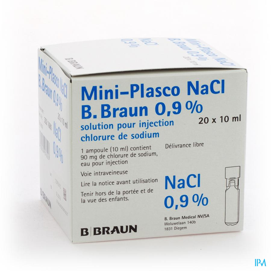 Mini Plasco Nacl 0,9 % Amp20x10ml