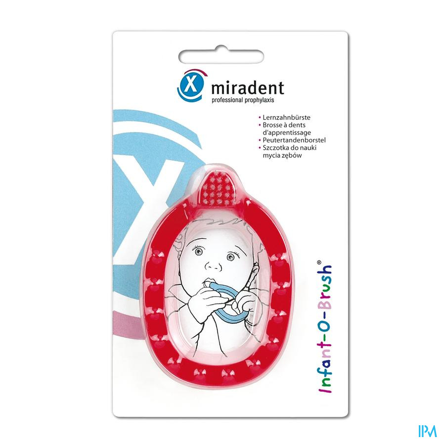 Miradent Infant O Brush Brosse A Dents Rouge