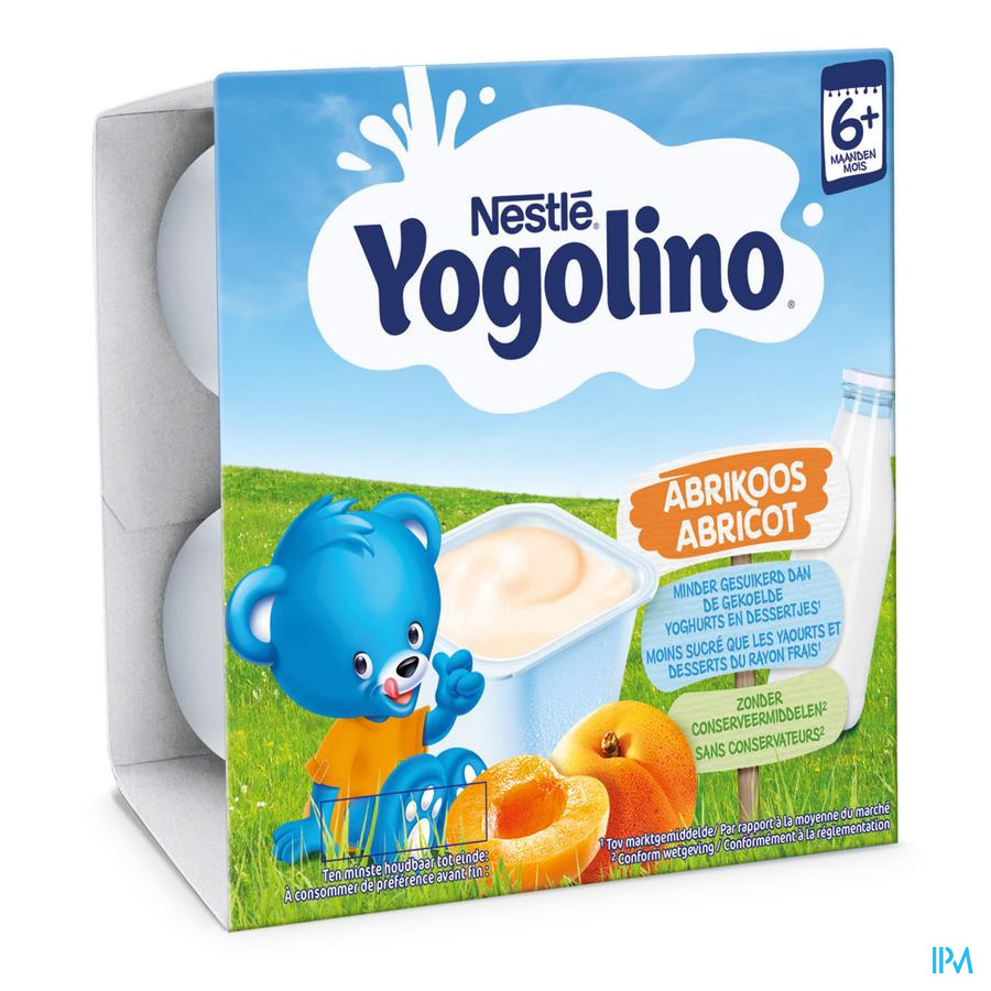 Nestle Baby Yogo Abricot 4x100g