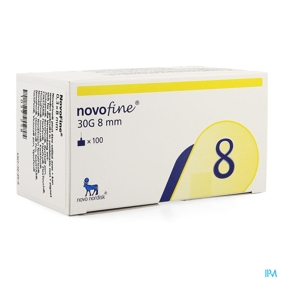 Novofine Aig Ster 8mm/30g 100 Pc