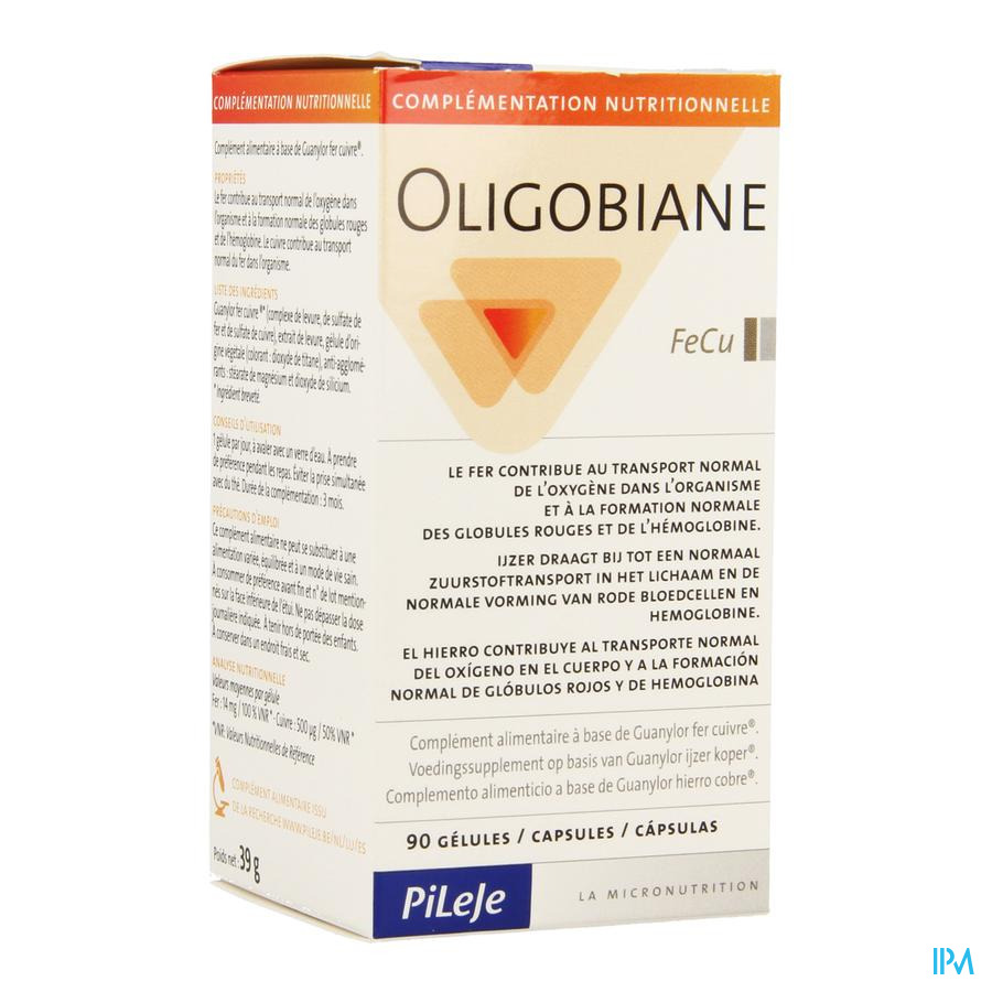 Oligobiane Fe Cu Gel 90x440mg