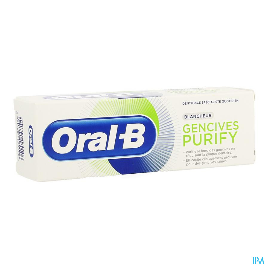 Oral B Dentifrice Purify Blancheur 75ml