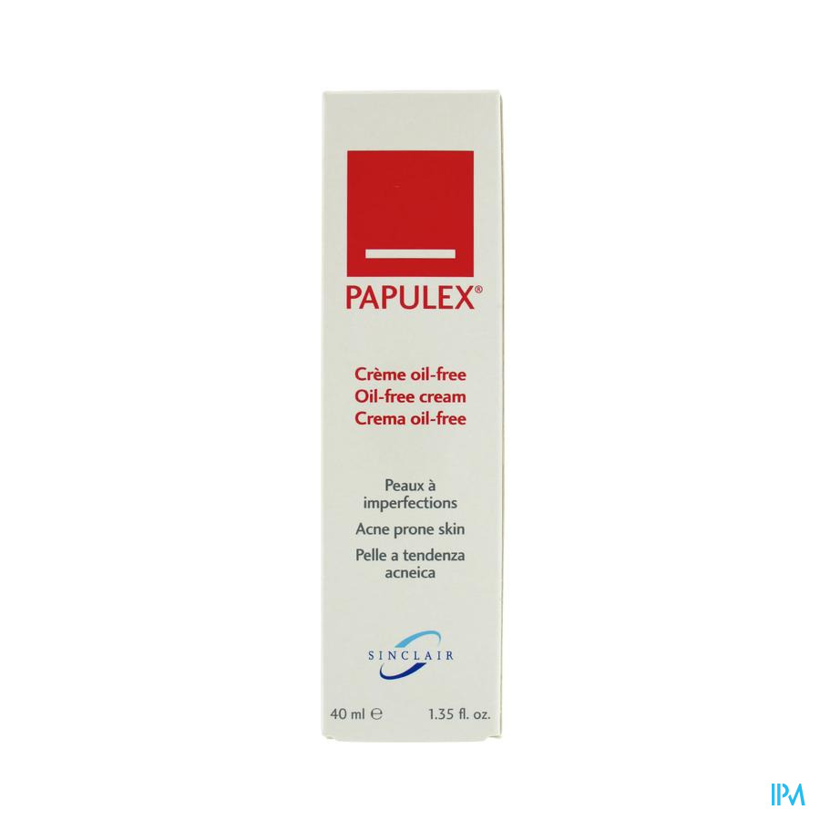 Papulex Creme Oil Free P Acne Tb 40ml Rempl2356954