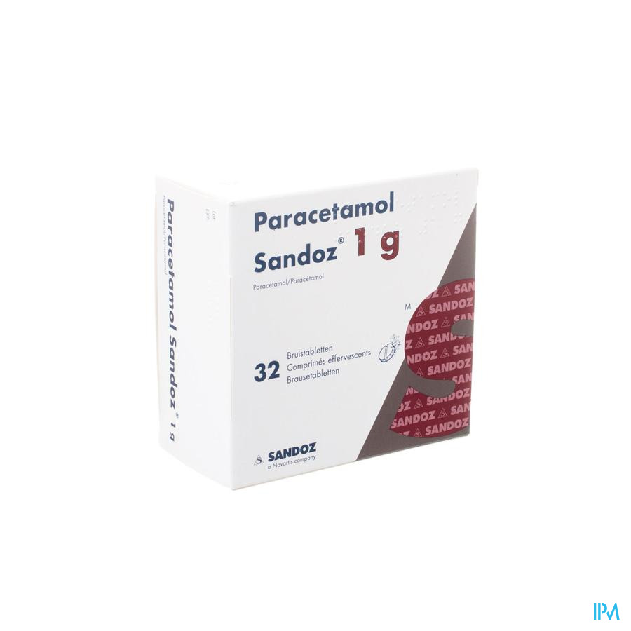 Paracetamol 1g Sandoz Comp Eff 32