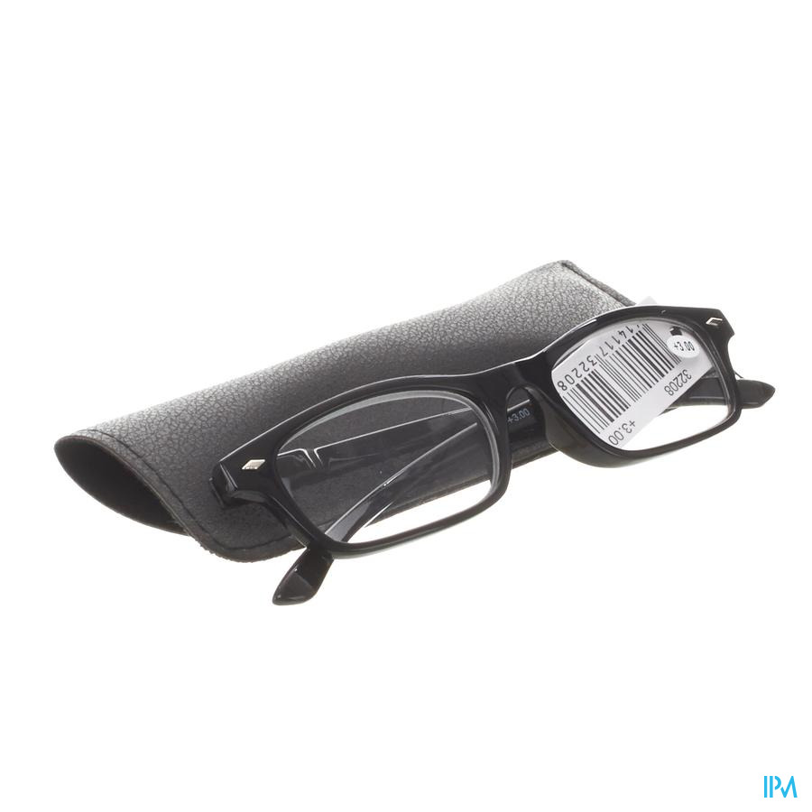 Pharmaglasses Lunettes Lecture Diop.+3.00 Black