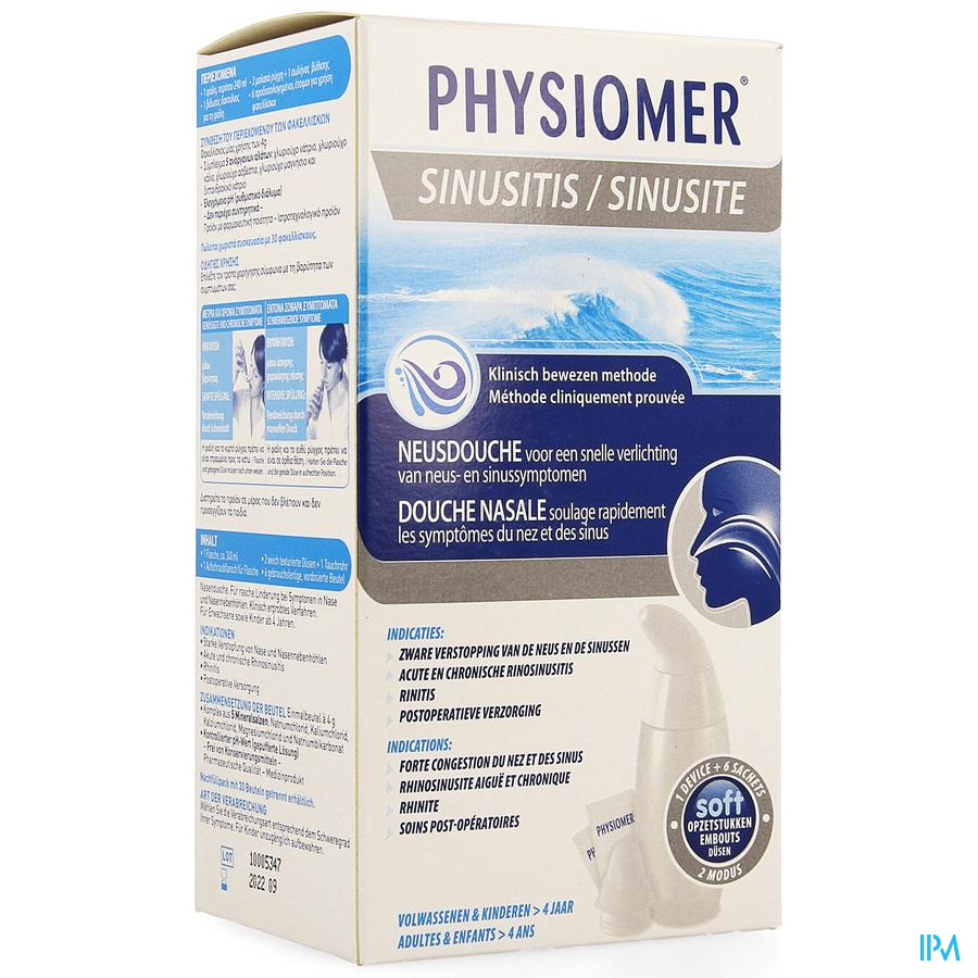 PHYSIOMER® Sinusite Douche nasale
