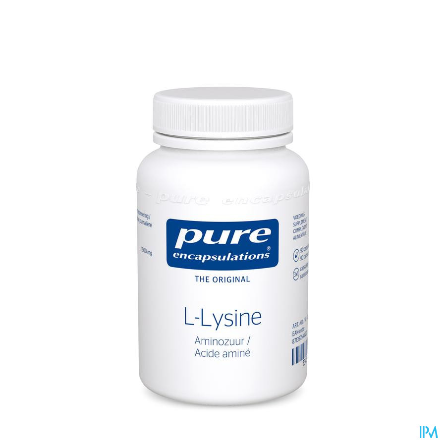 Pure Encapsulations l-lysine Acide Amine Caps 90