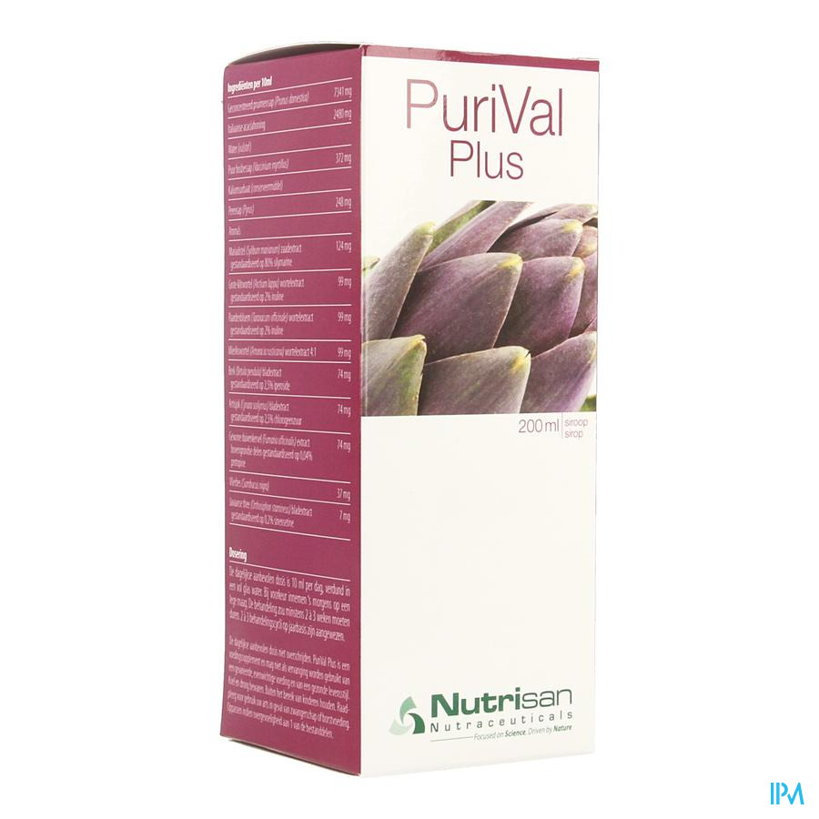 Purival Plus Sirop 200ml Nutrisan