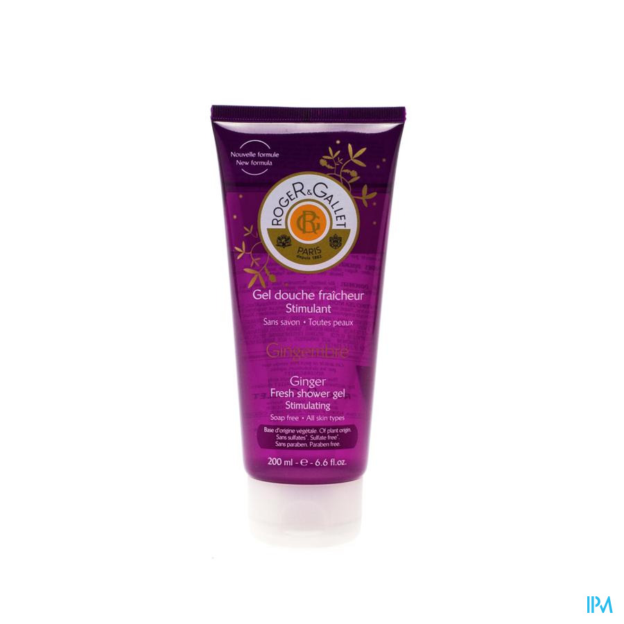 Roger&gallet Gingembre Gel Douche Tube 200ml