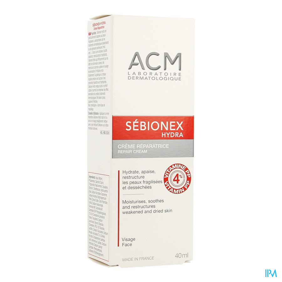 Sebionex Hydra Creme Reparatrice Tube 40ml